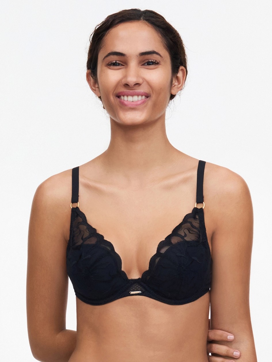 Chantelle Graphic Support Lace Full Coverage Unlined Bra, Up to G Cup!,  Style # 21S1