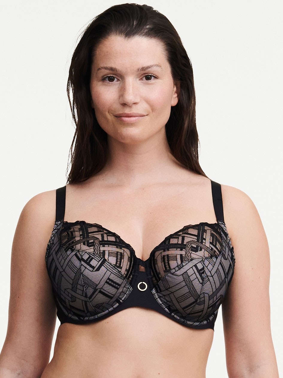  Womens Plus Size Bras Minimizer Underwire Full Coverage  Unlined Seamless Cup Black 42G