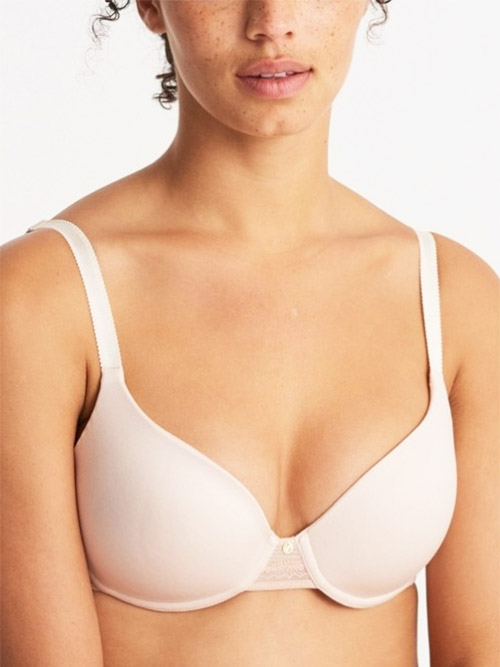 Chantelle Norah Comfort Underwire Bra in Pale Rose (O8) - Busted Bra Shop