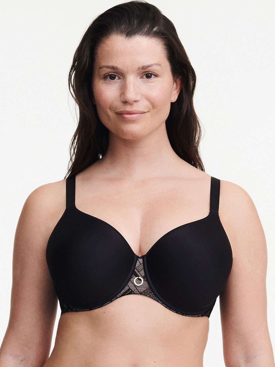 Chantelle Graphic Support Full Coverage Custom Fit T-Shirt Bra, Up